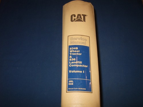 Cat caterpillar 834b manuel - cat,