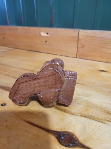 Vintage faux wood boy traveler - vintage,