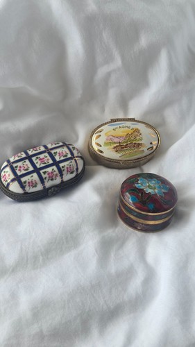 Lot boîtes bijoux - 3, à