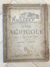 Ancien Livre Album Agricole Armand Colin - illustré - Horticulture Plante 1898