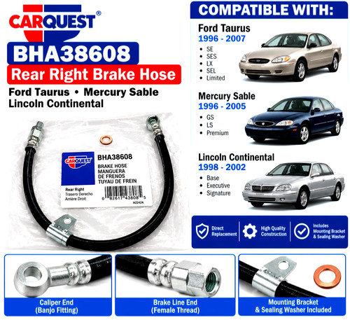 Carquest bca95113 rear left - carquest,
