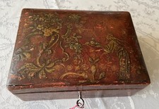 Boite Louis XV, Vernis Martin, coffret laqué, chinoiserie 18ème