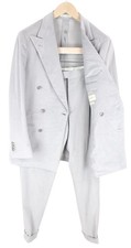 Suitsupply Havana Hommes UK38R Slim Gris Cachemire Zegna Velours 2Pc Costume