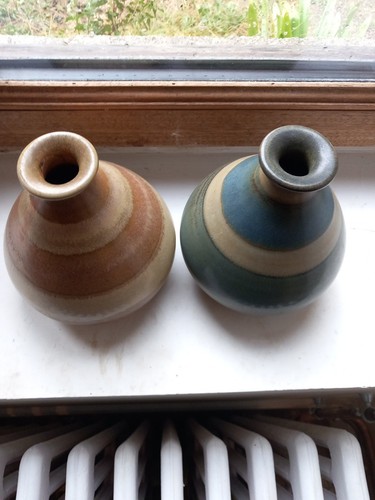 Paire vases céramique art - céramique,