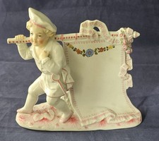 Antique Large Porcelain Menu Door Pot Decor, Cooker 