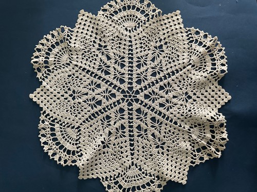 Grand napperon ancien crochet