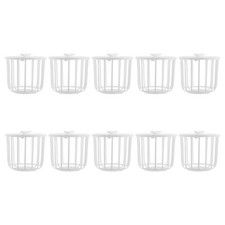  Lot de 10 cages d'élevage en plastique pour pinsons, canaris, perroquets,