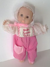 Vintage UNEEDA BABY TUMMY TALKS Doll & Outfit DOES NOT CRY Sleep Eyes