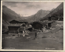 Schroeder, Switzerland, monsters, chalets vintage photomechanical print photo
