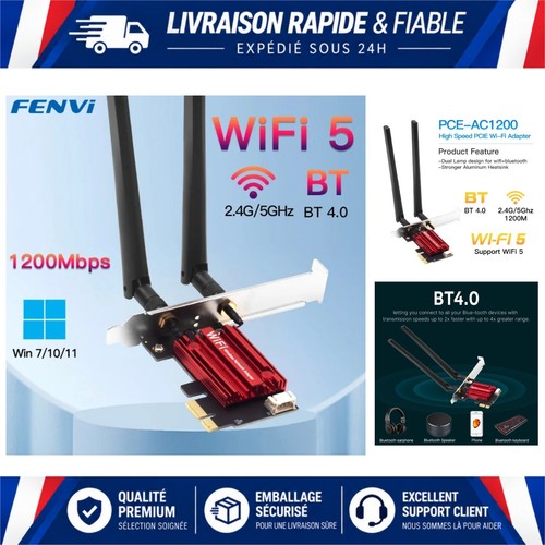 Fenvi carte réseau pcie - carte,