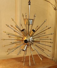 Lustre Vintage Spoutnick/lustre design 20 ème/12 feux/design chandelier