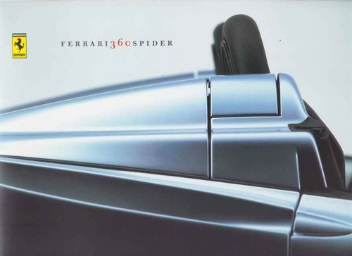 Catalogue brochure ferrari 360 - ferrari,
