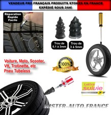 Kit de Réparation Crevaison✅★Pneu Tubeless Voiture Moto Auto Quad Engin Agricole