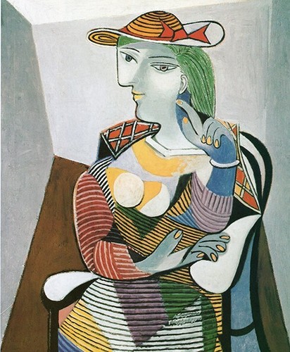 Pablo picasso seated woman - picasso, "seated