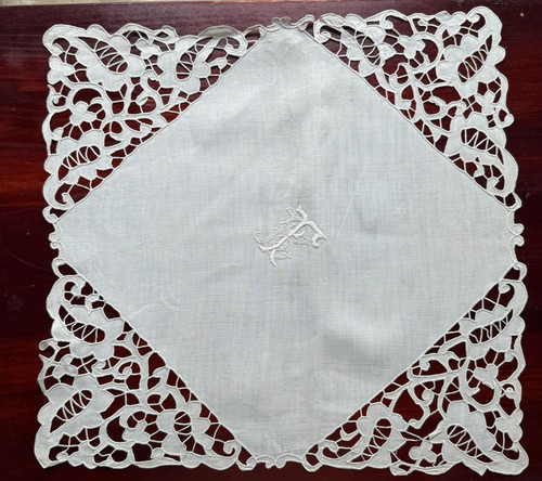 Dentelle ancienne broderie - ancienne, -broderie