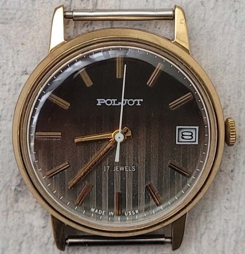 Montre plaquée poljot urss - montre,