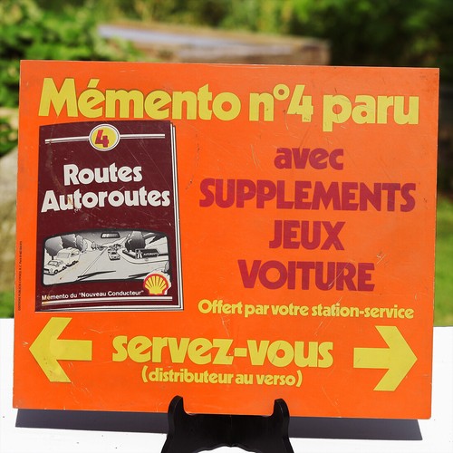 Plaque publicitaire vintage - , en