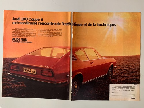 Publicite annees audi 100 - -,