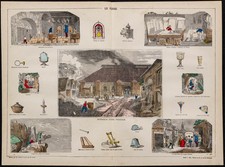 1880 - Le Verre - Lithographie