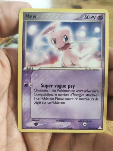 Carte pokémon mew - carte,