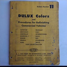 Dulux Colors And Procedures For Refinishing Commercial Vehicles Dupont Autocar B