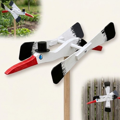 éolienne bois oiseau - en,