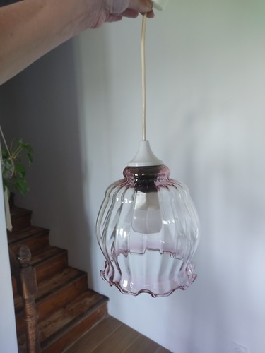 Suspension tulipe art déco - suspension,