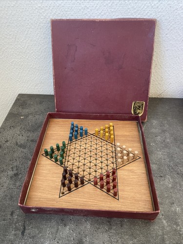 Ancien jeu solitaire bois - en,