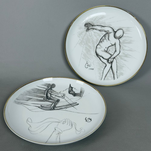 Plat porcelaine salvador dalí - porcelaine,