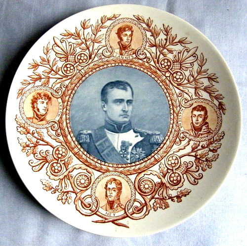 Assiette sarreguemines xix eme - assiette,