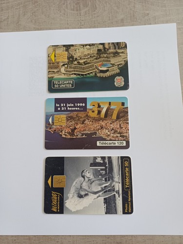 Carte téléphonique monaco - téléphonique,