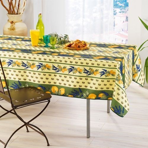 Nappe anti tache infroissable