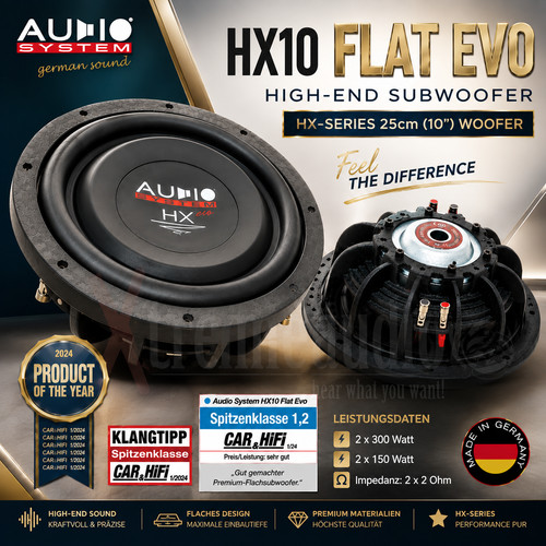 Système audio flat evo - hx, 10