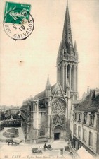 C.P.A / DEPARTMENT OF 14/CAEN CHURCH ST PIERRE FAÇADE 