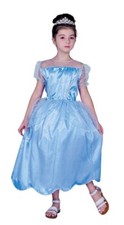 Déguisement Costume Enfant - Robe bleue de Princesse - 7-9 ans