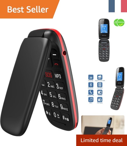 Téléphone clapet facile - clapet,