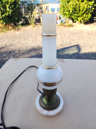 Lampe chevet vintage laiton - lampe,