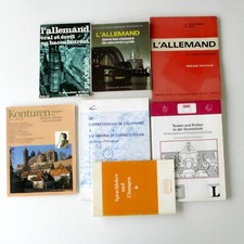 lot 7 livres en allemand-
