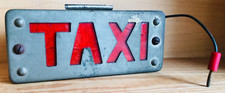 Antique Taxi Sign Light, Untested. garage decoration