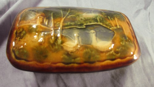 Ancien beurrier couvercle - au,