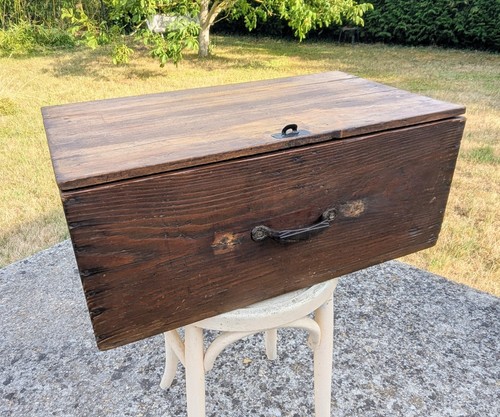 Petite malle ancienne bois - petite,