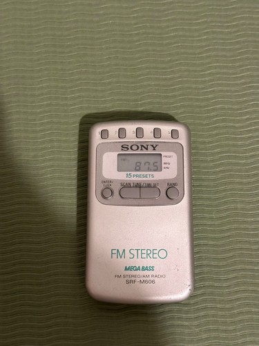 Sony srf m606 radio portable - sony,