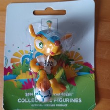 Figurine Neuve mascotte FULECO  - FIFA Coupe du monde de Football Brésil 2014