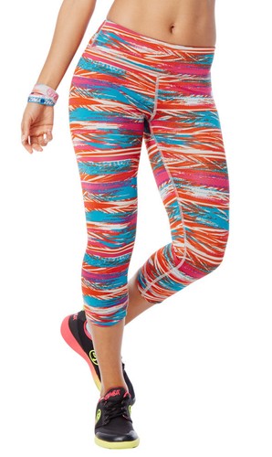 Zumba treaded capri leggings - zumba,