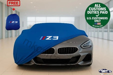 Housse de voiture bleue pour