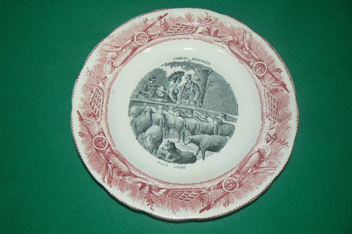Gien assiette 4 comices - n°,