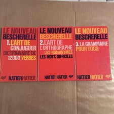 LE NOUVEAU BESCHERELLE 1 L'ART DE CONJUGUER 1980 Volume 1-3 Hatier Hatier