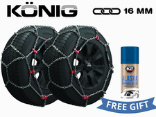 Chaînes À Neige KONIG 16 MM 185/75R14 Groupe 210 XB16 SUV Fourgons Homologuées
