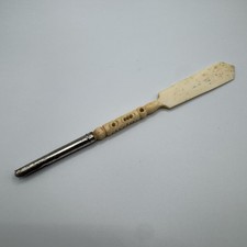 porte plume ancien En Os Bovin