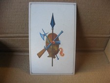 AS de Pique - Rare Chromolithograph - Playing Card 19th Century J. Gringonneur